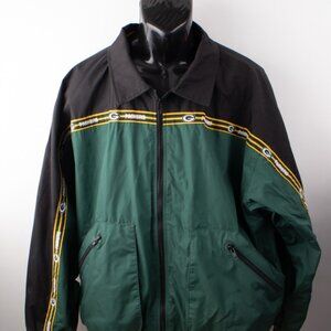 Pro Player NFL Green Bay Packers Men's XXL Vintage Windbreaker Jacket